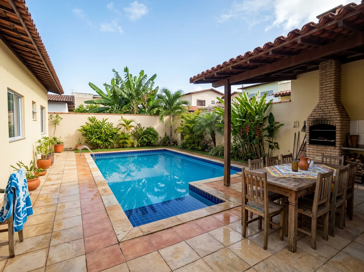 Casa com piscina e área gourmet