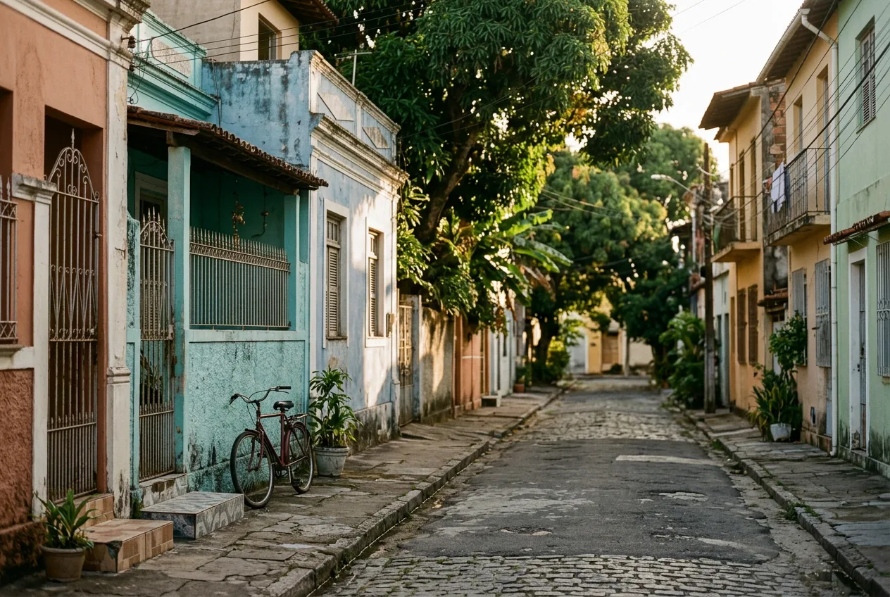 Rua residencial em Recife e Jaboatão dos Guararapes